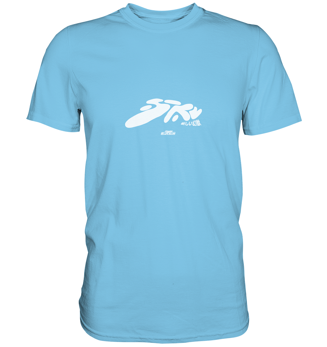 baby blue basic tag shirt - Premium Shirt